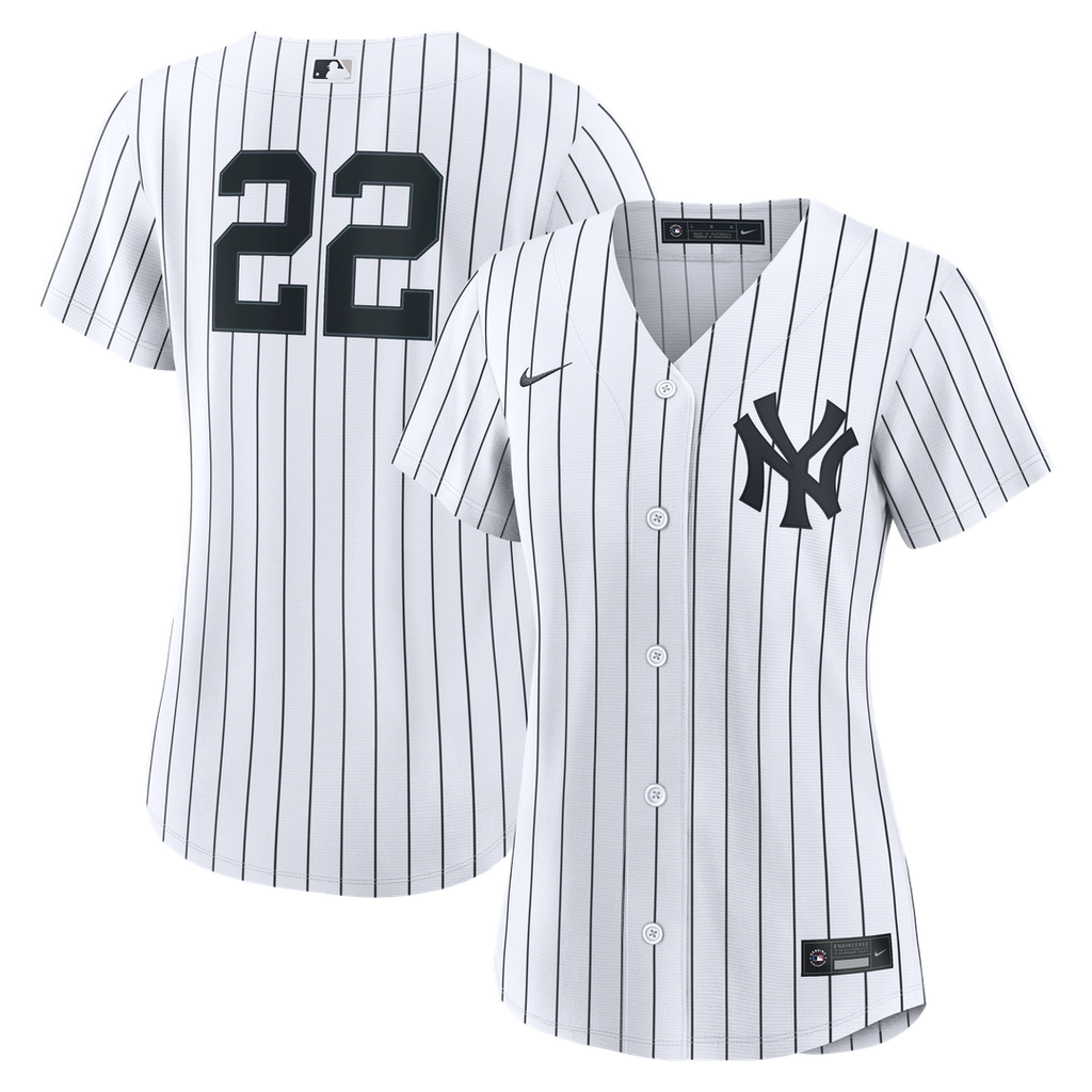 New York Yankees Ben Rice Nike Women's Home Replica Jersey - White