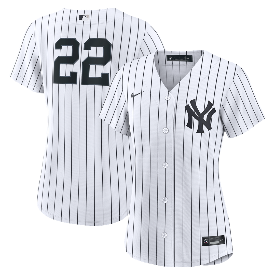 New York Yankees Ben Rice Nike Women's Home Replica Jersey - White