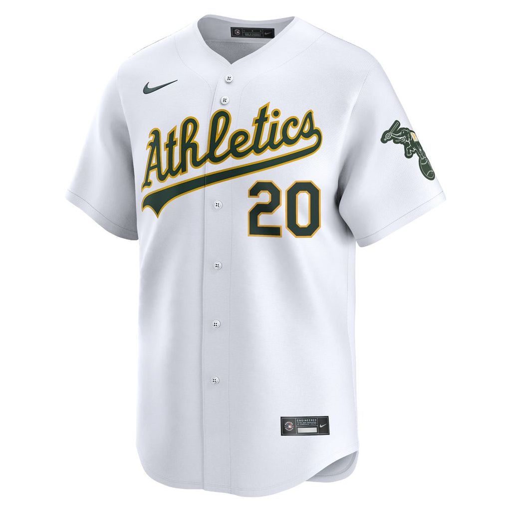 Athletics Zack Gelof Nike Home Limited Player Jersey - White