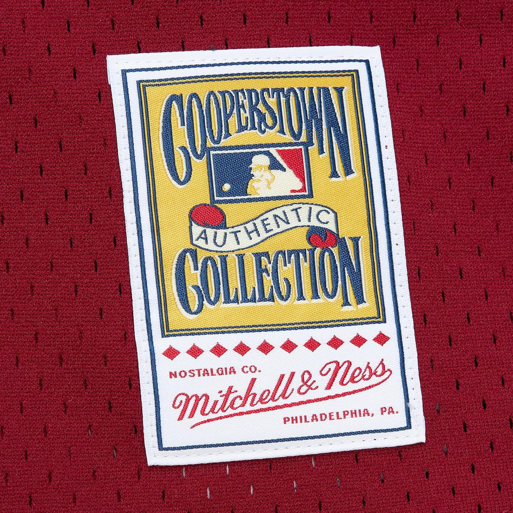 Philadelphia Phillies John Kruk Mitchell & Ness Big & Tall Cooperstown Mesh Batting Practice Jersey - Burgundy