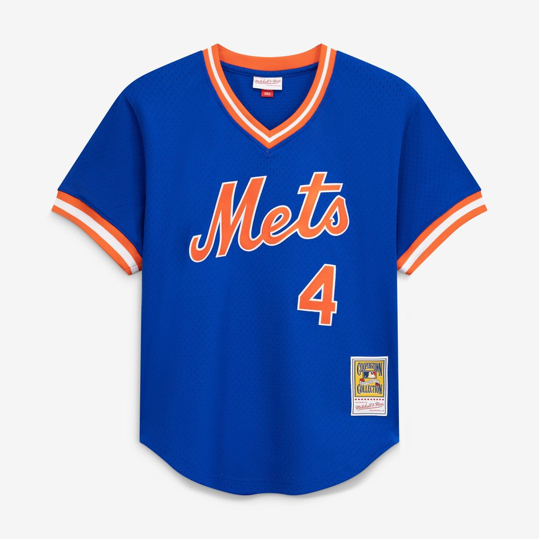 New York Mets Lenny Dykstra Mitchell & Ness Authentic Batting Practice Jersey - Royal