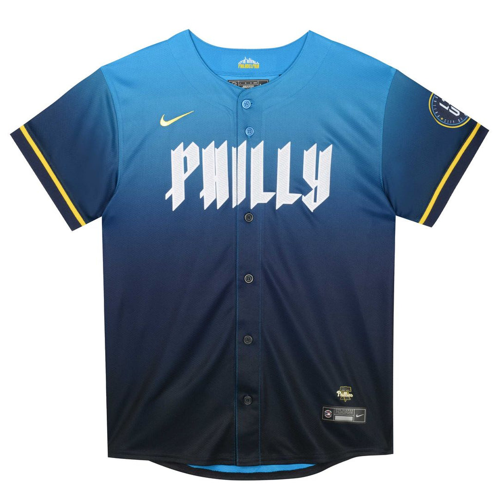 Philadelphia Phillies Zack Wheeler Nike Preschool 2024 City Connect Limited Player Jersey - Blue