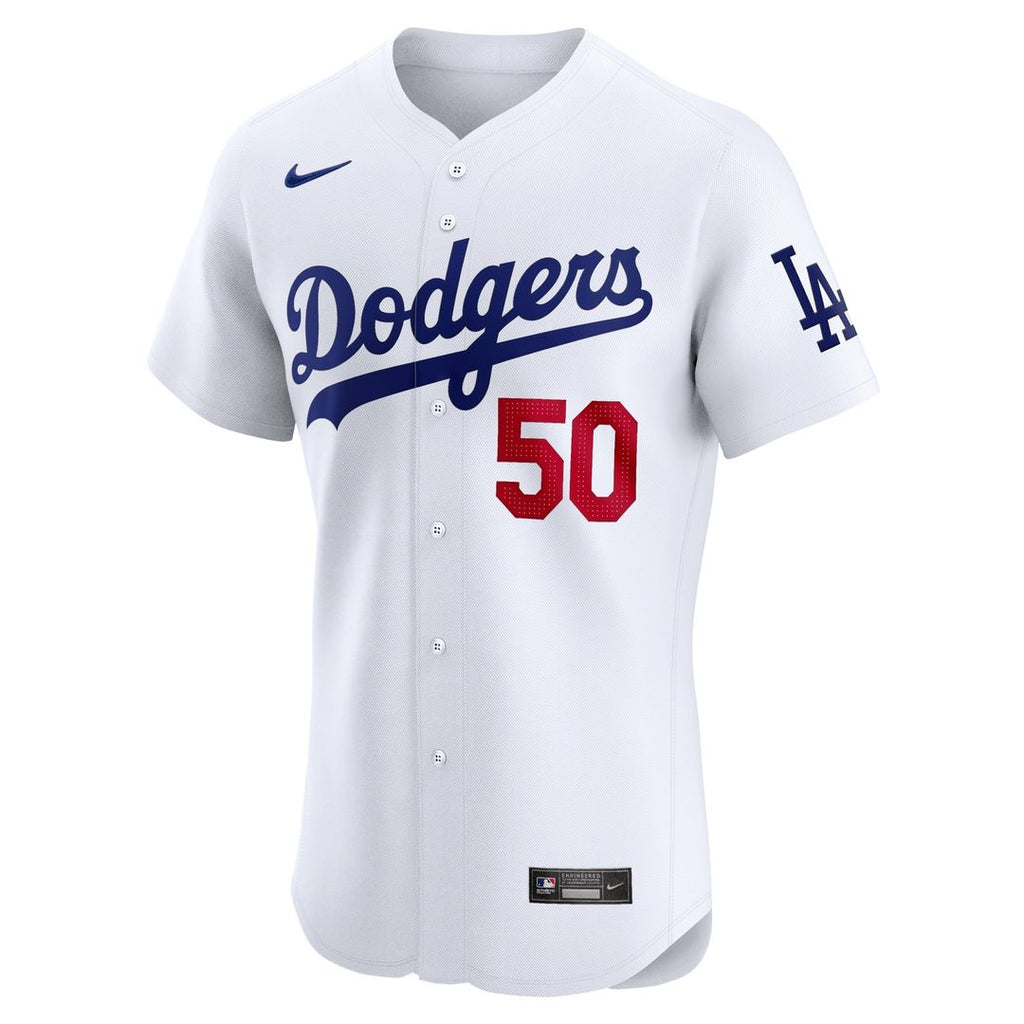 Los Angeles Dodgers Mookie Betts Nike Home Elite Jersey - White