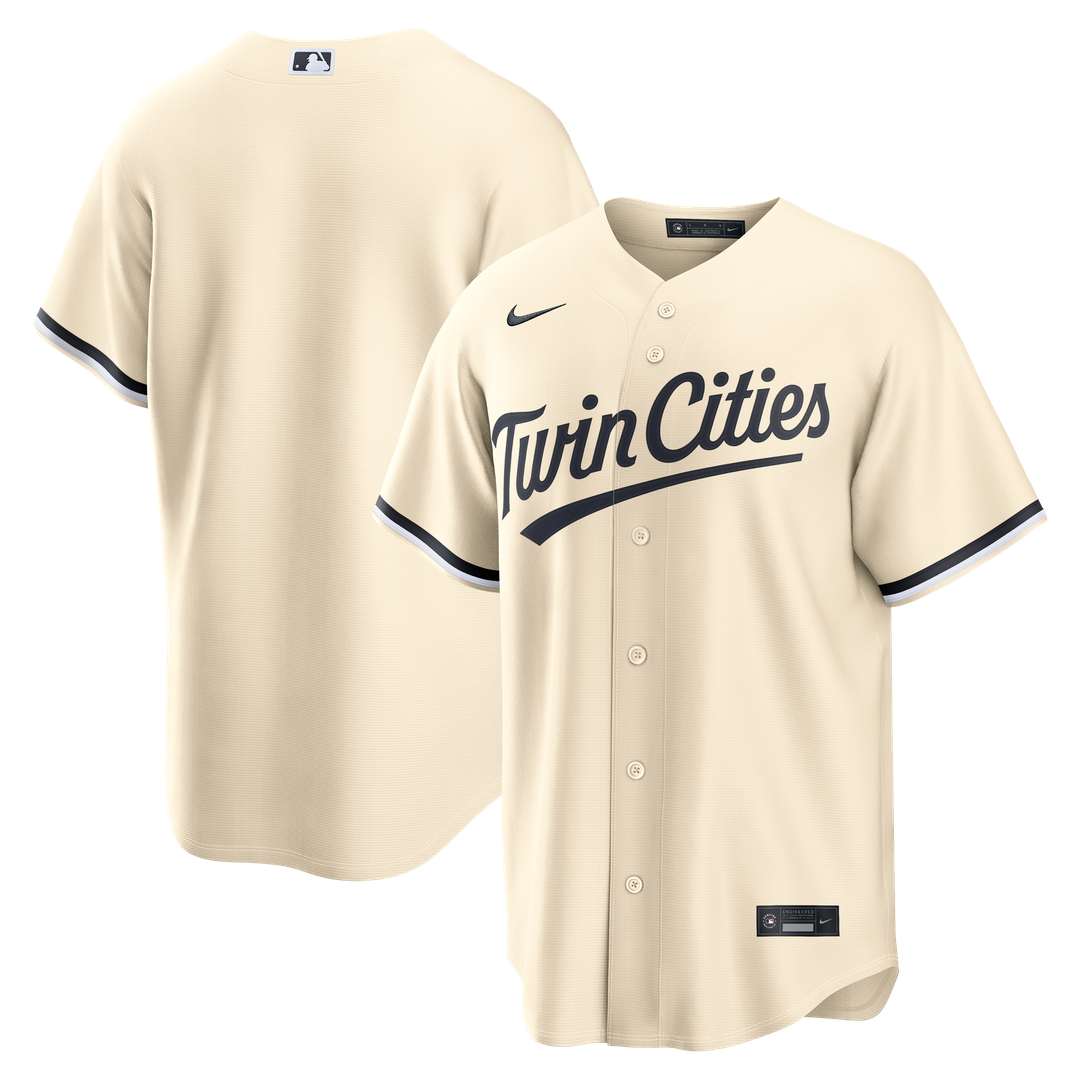 Minnesota Twins Nike Alternate Replica Jersey - Cream