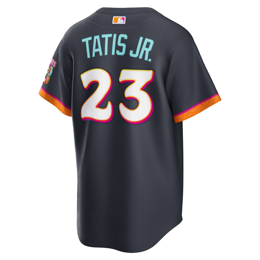 San Diego Padres Fernando Tatis Jr. Nike 2026 City Connect Stadium Jersey - Obsidian
