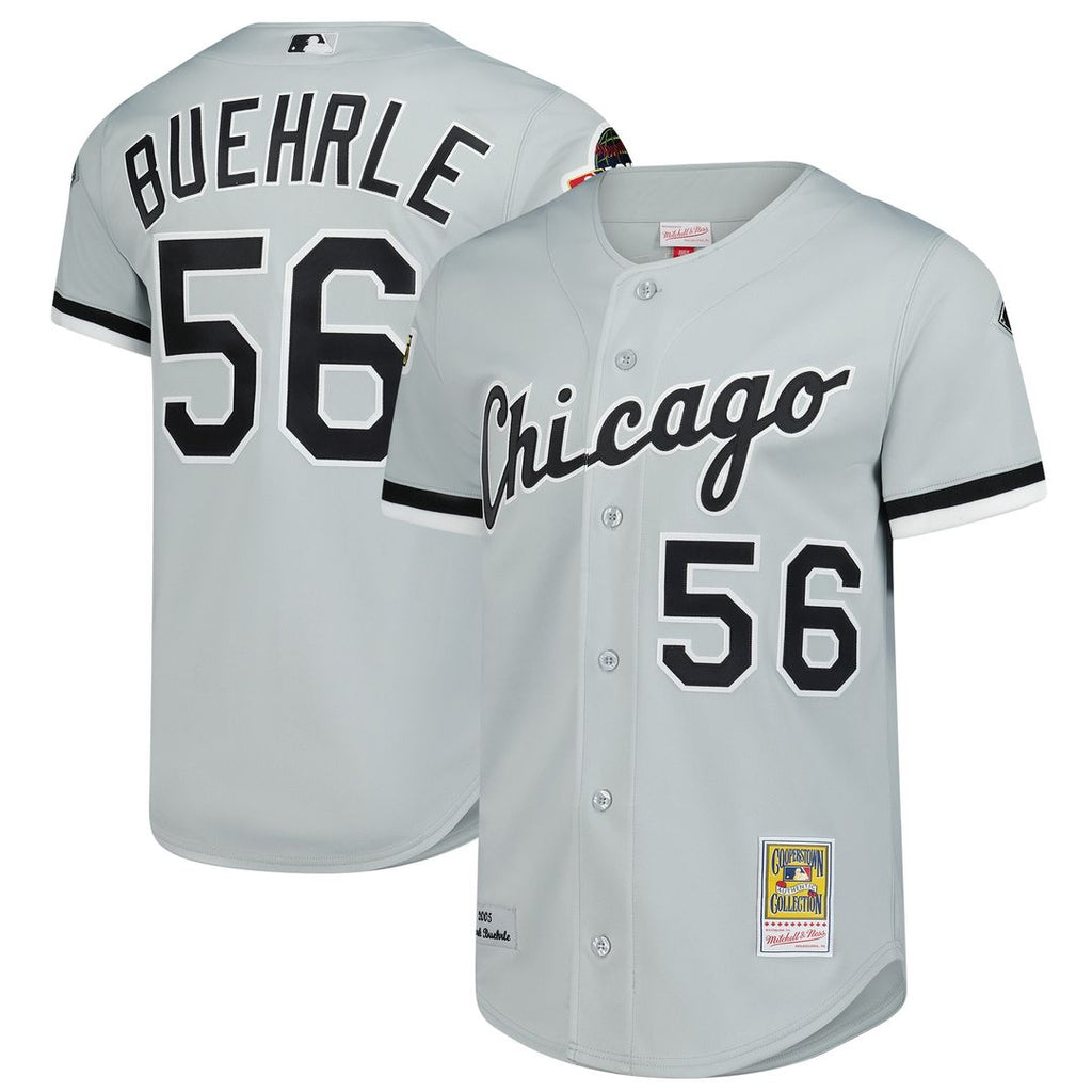 Chicago White Sox Mark Buehrle Mitchell & Ness 2005 Throwback Authentic Jersey - Gray