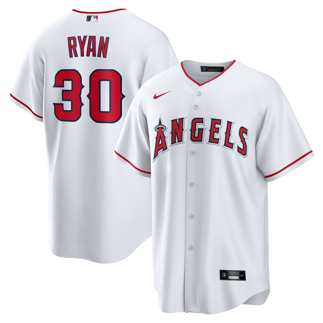 Los Angeles Angels Nolan Ryan Nike Home Retired Player Replica Jersey - White