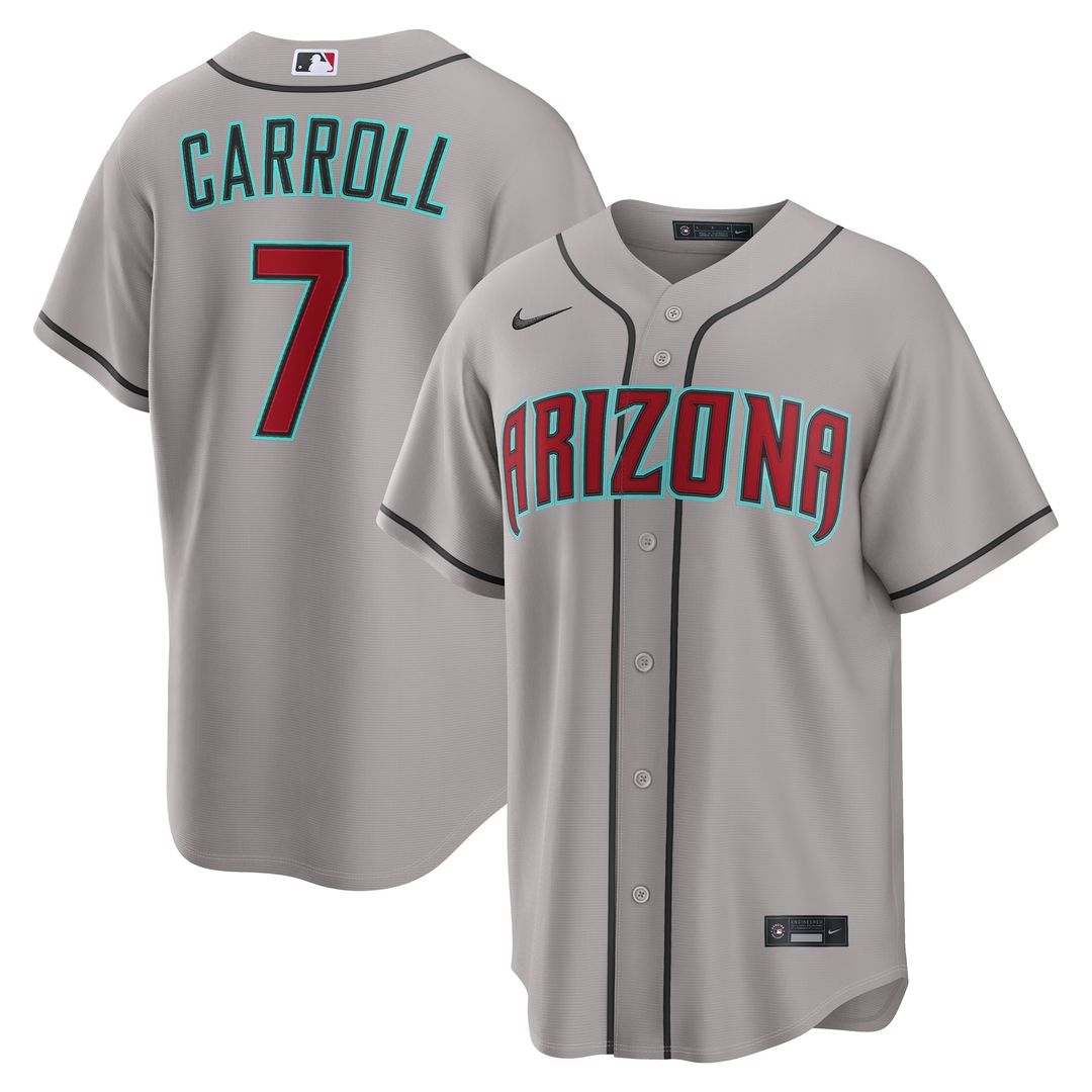 Arizona Diamondbacks Corbin Carroll Nike Alternate 2 Replica Jersey - Crimson