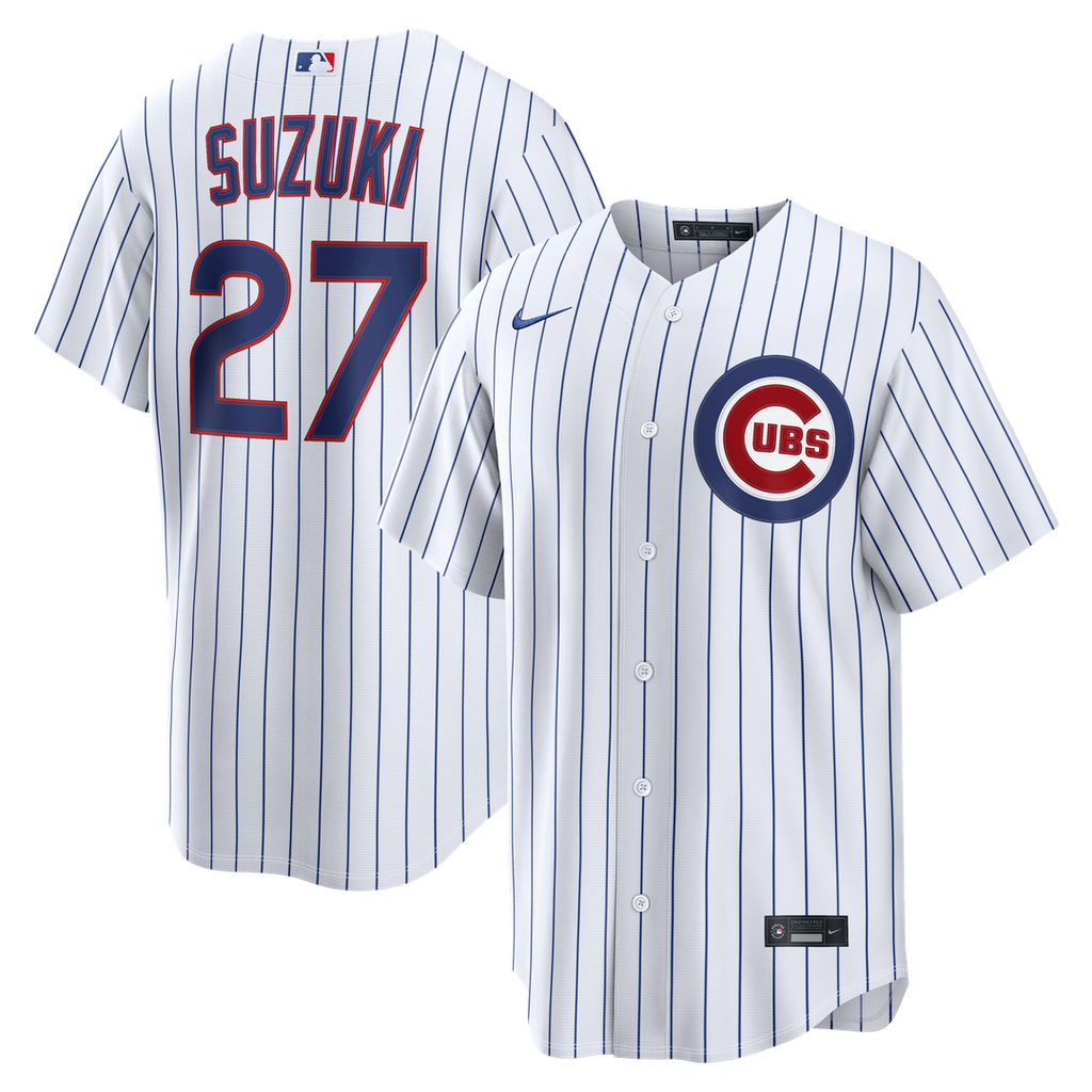 Chicago Cubs Seiya Suzuki Nike Home Replica Jersey - White