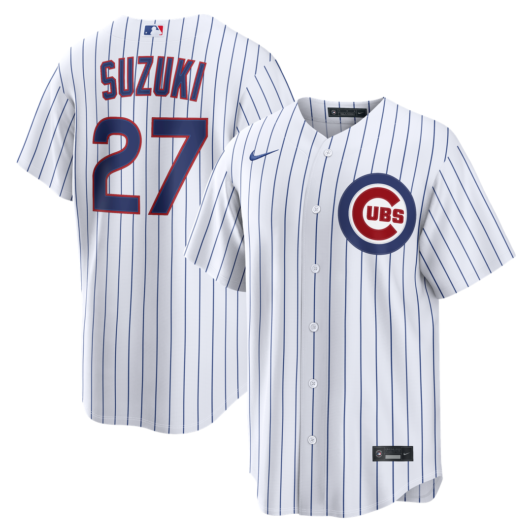 Chicago Cubs Seiya Suzuki Nike Home Replica Jersey - White