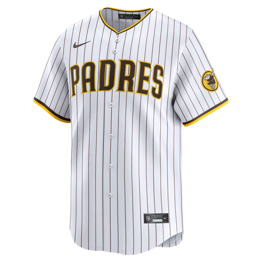San Diego Padres Jackson Merrill Nike Home Limited Player Jersey - White