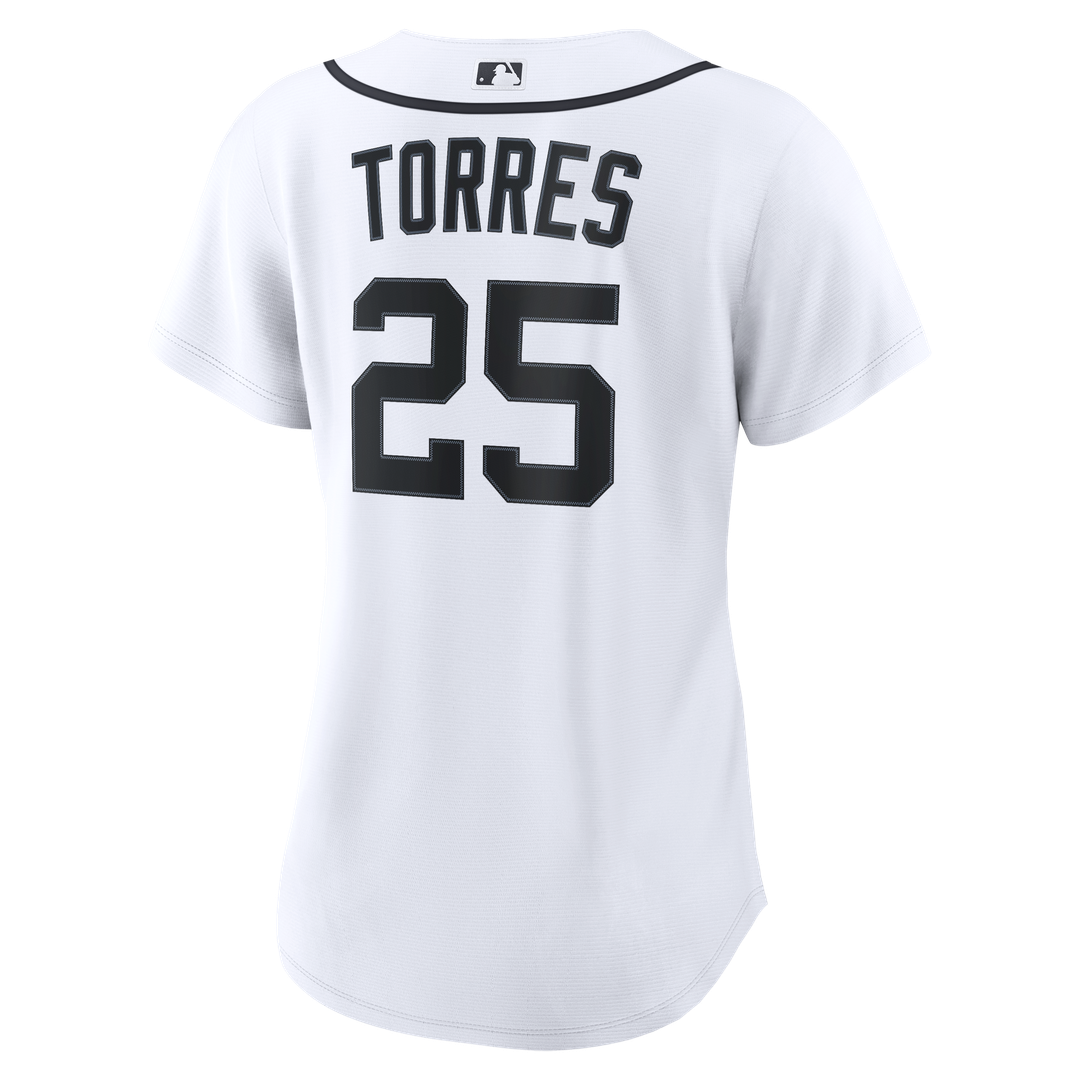 Detroit Tigers Gleyber Torres Nike Women's Home Replica Jersey - White