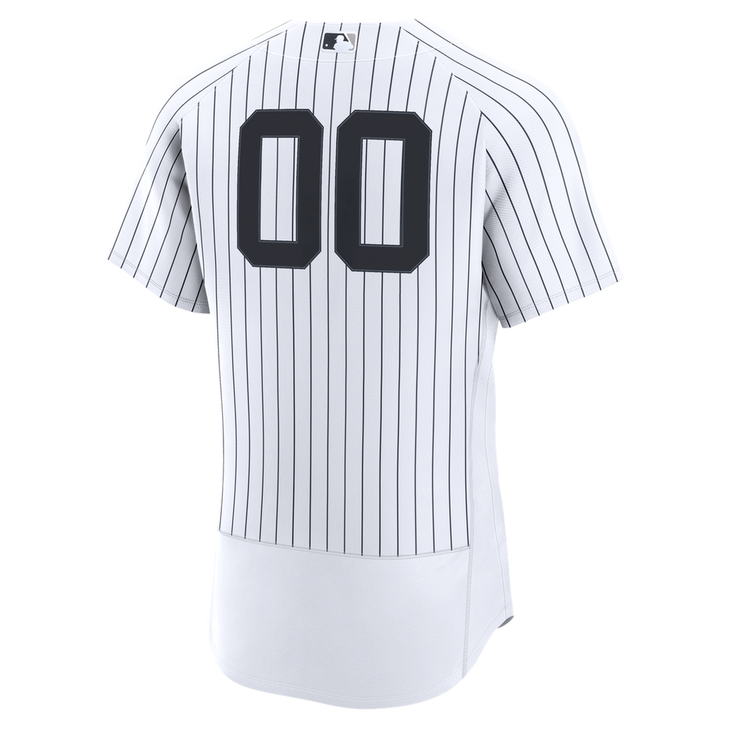 New York Yankees Nike Home Authentic Custom Jersey - White