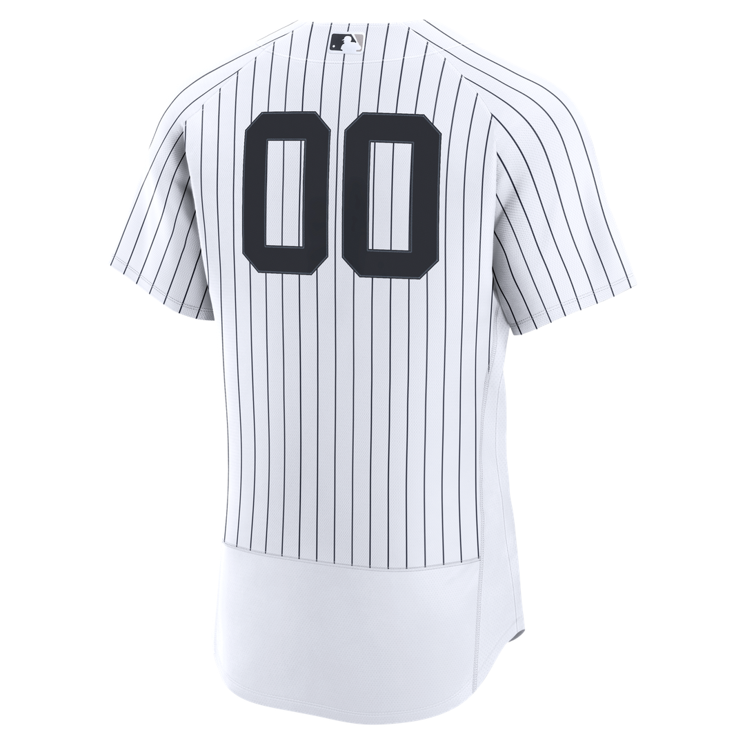 New York Yankees Nike Home Authentic Custom Jersey - White