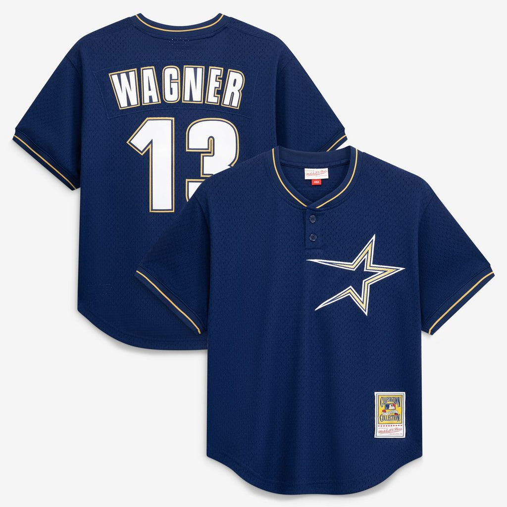 Houston Astros Billy Wagner Mitchell & Ness Authentic Batting Practice Jersey - Navy