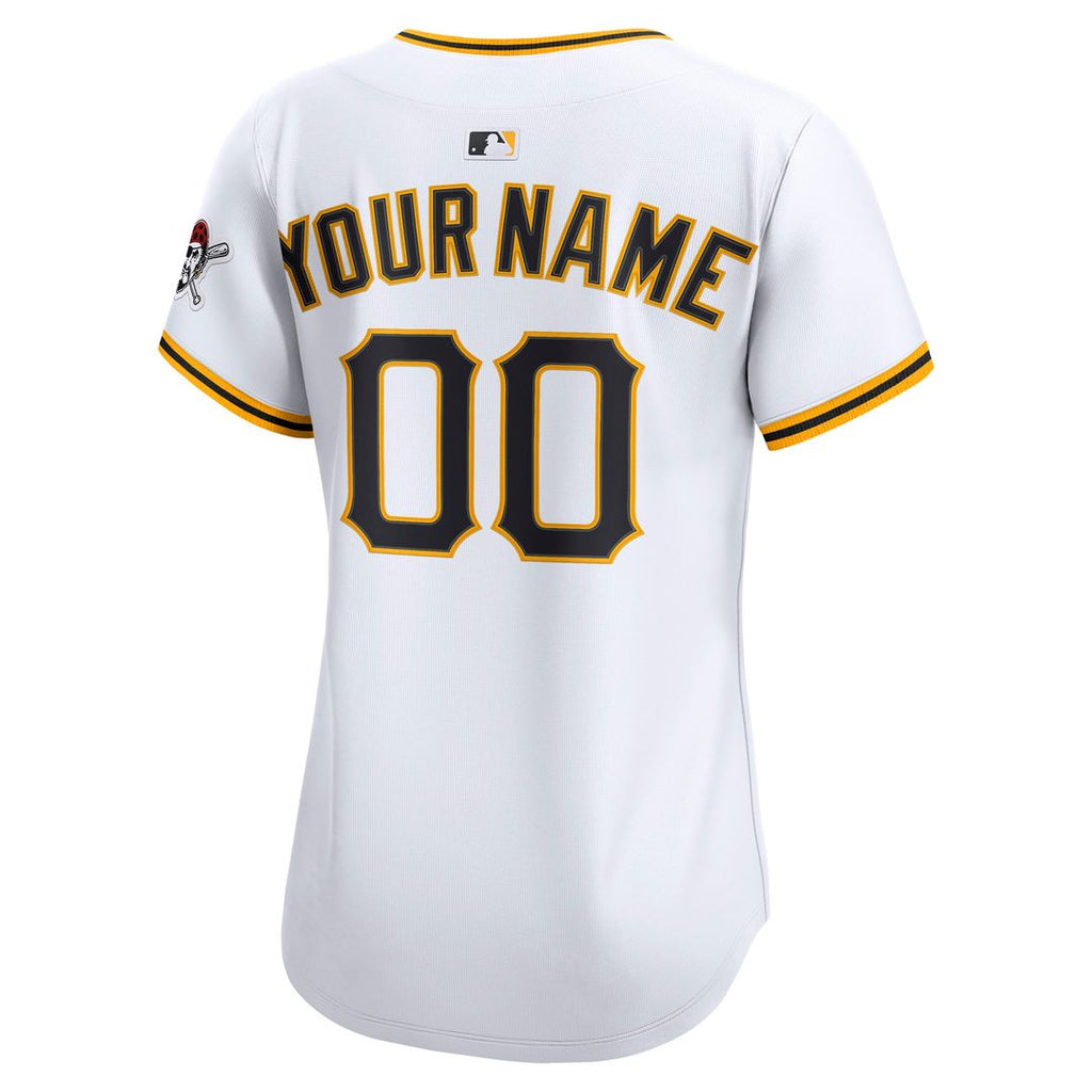 Pittsburgh Pirates Nike Women's Home Limited Custom Jersey - White