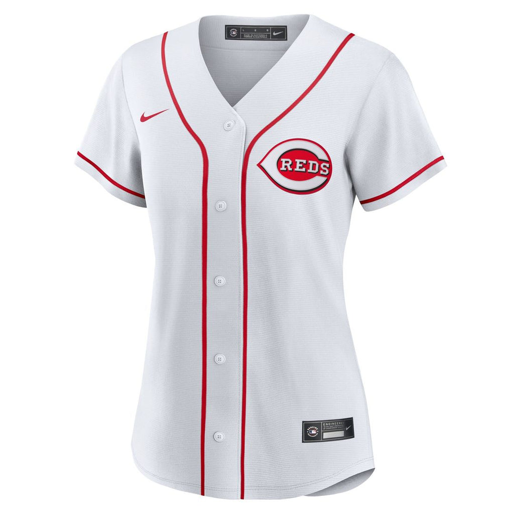 Cincinnati Reds TJ Friedl Nike Women's Home Replica Jersey - White