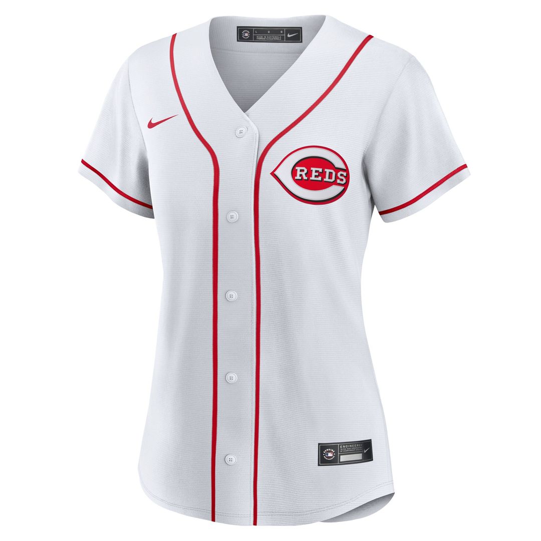 Cincinnati Reds TJ Friedl Nike Women's Home Replica Jersey - White