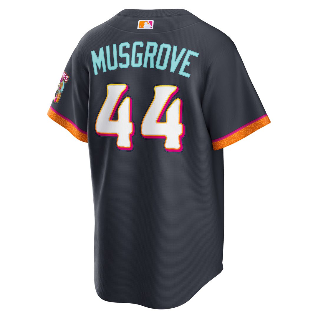 San Diego Padres Joe Musgrove Nike 2026 City Connect Stadium Jersey - Obsidian