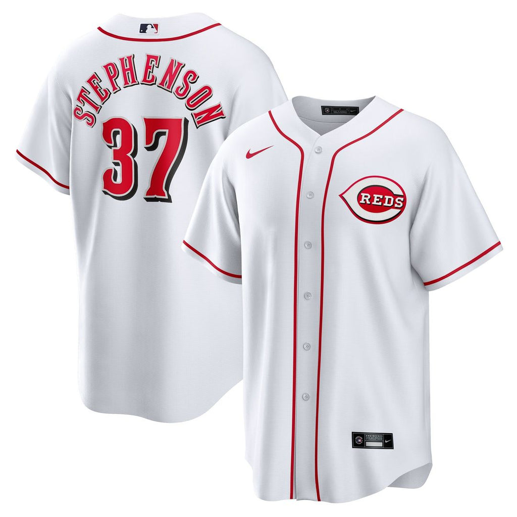 Cincinnati Reds Tyler Stephenson Nike Home Replica Jersey - White