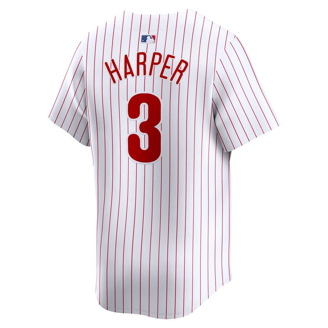 Philadelphia Phillies Bryce Harper Nike Youth Home Limited Player Jersey - White