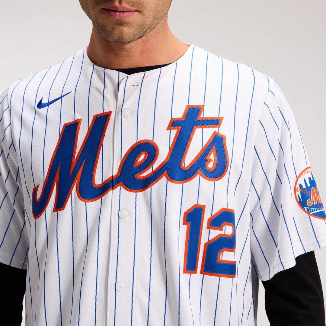 New York Mets Francisco Lindor Nike Home Limited Jersey - White