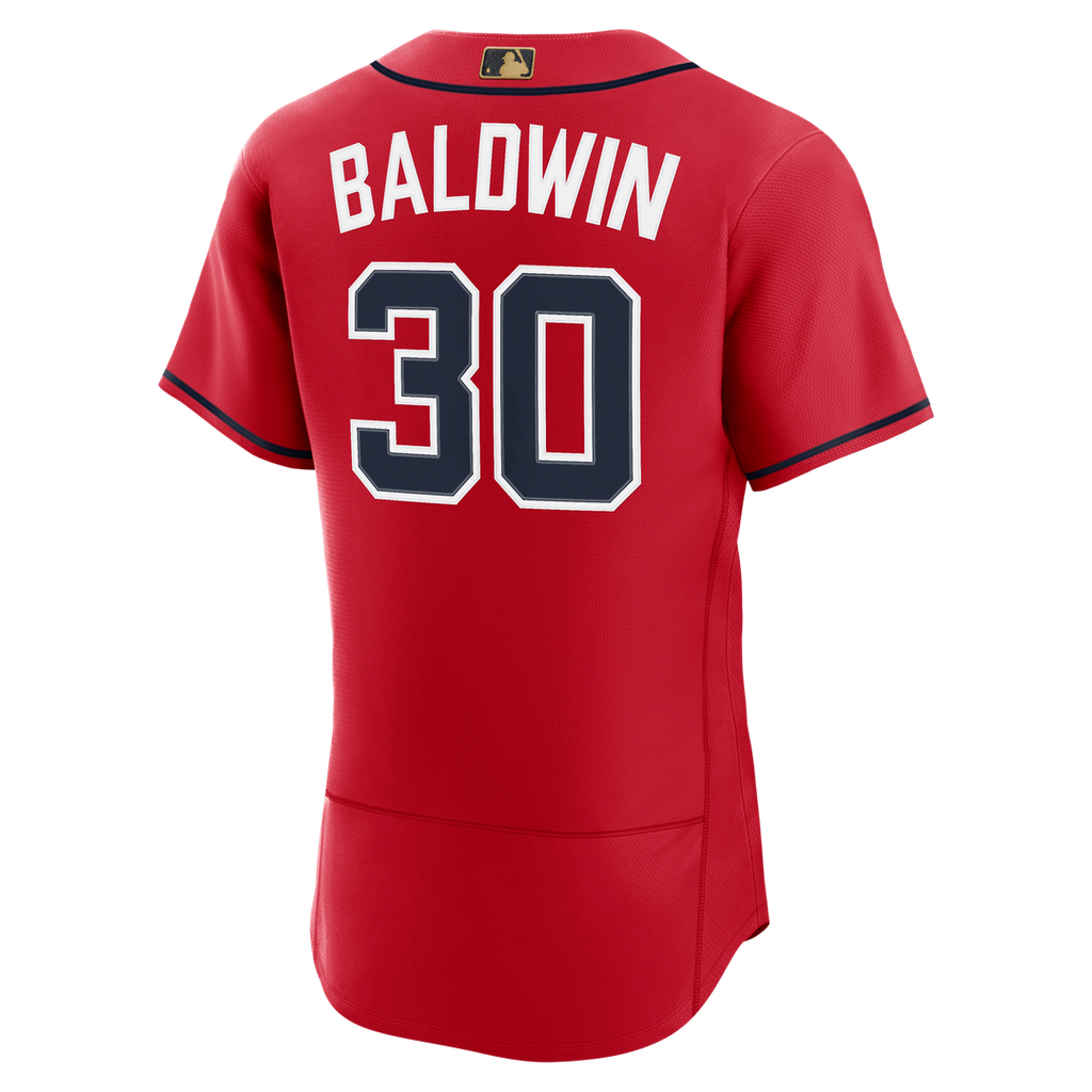 Atlanta Braves Drake Baldwin Nike Alternate MLB Awards Authentic Jersey - Navy