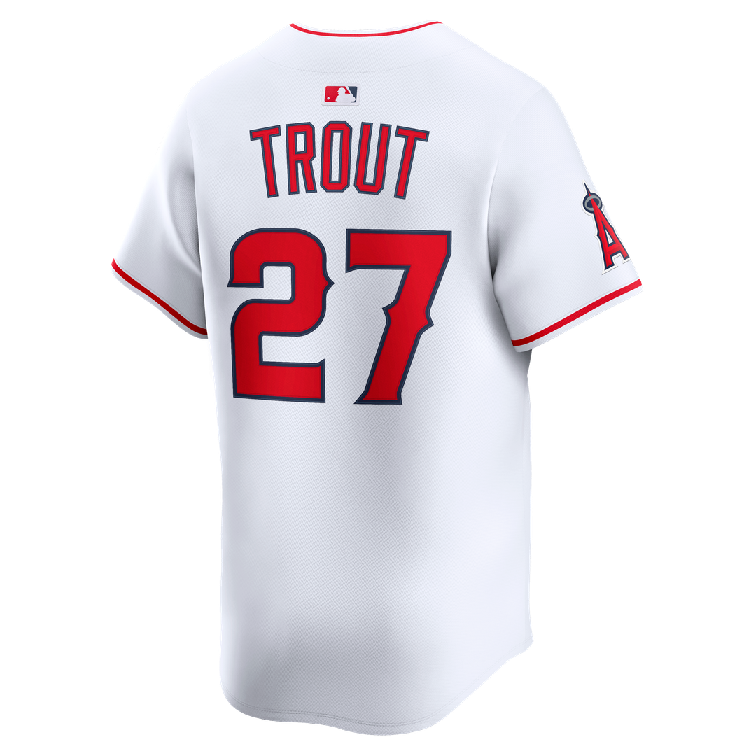 Los Angeles Angels Mike Trout Nike Home Limited Player Jersey - White