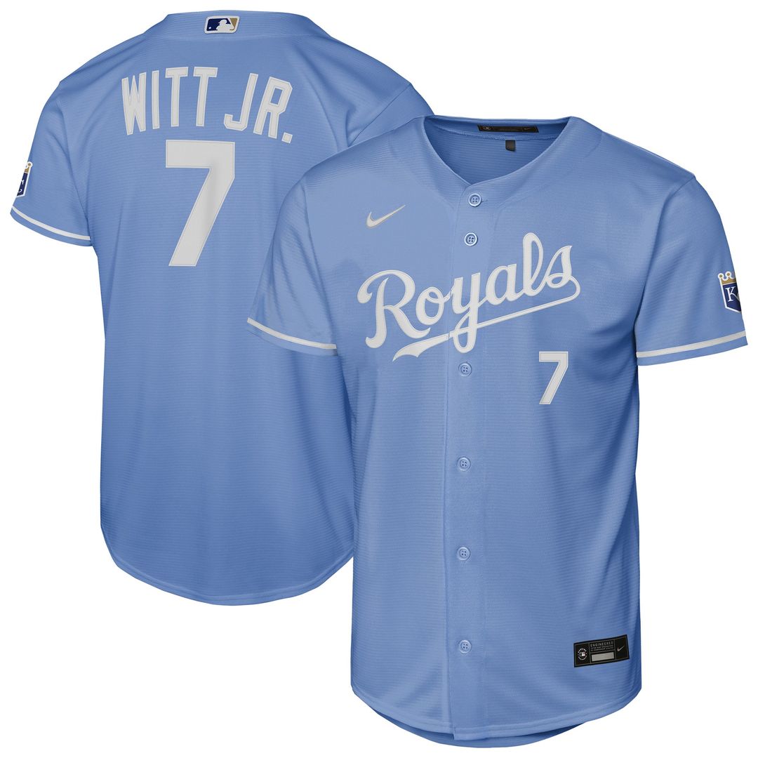 Kansas City Royals Bobby Witt Jr. Nike Youth Home Stadium Jersey - White