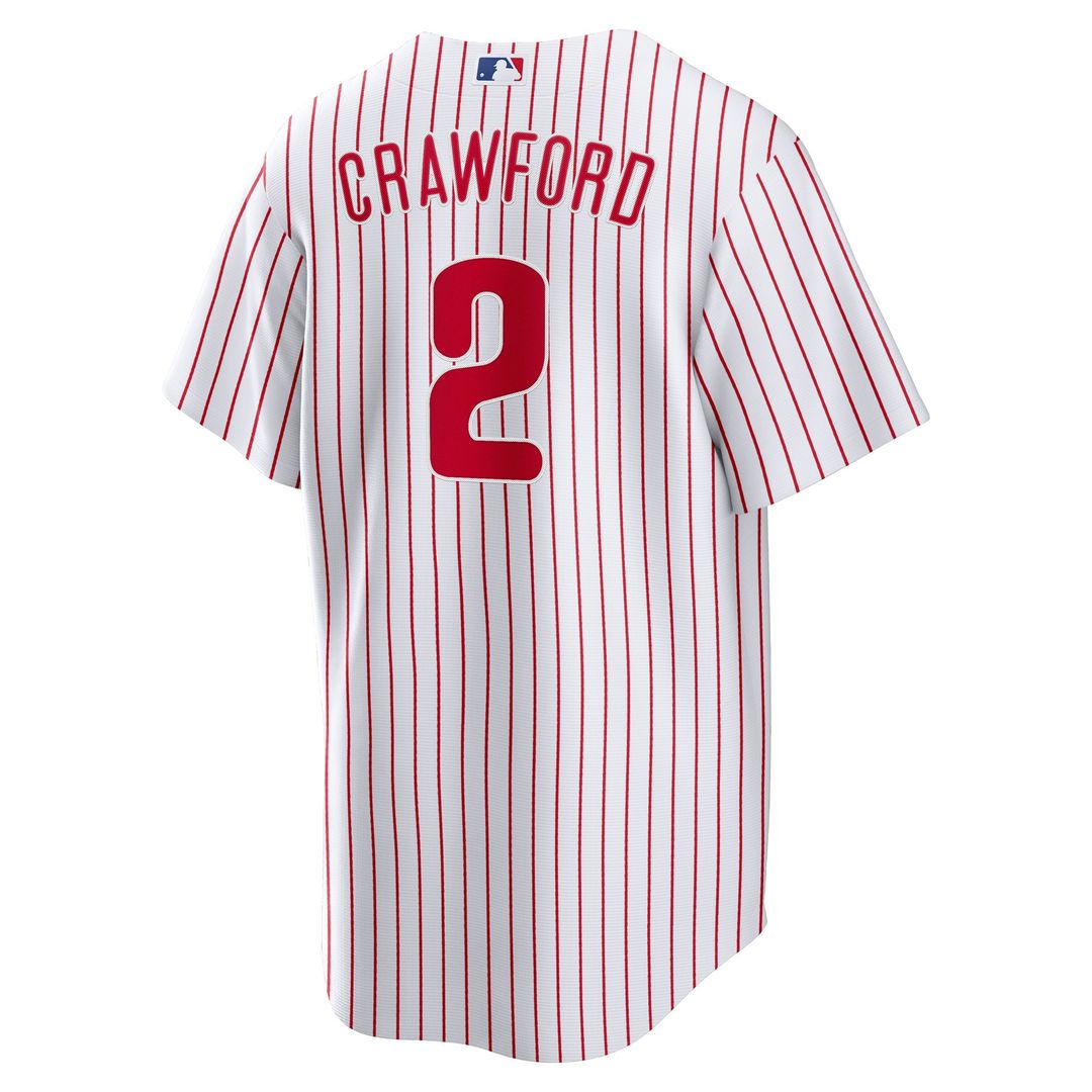 Philadelphia Phillies Justin Crawford Nike Home Replica Jersey - White