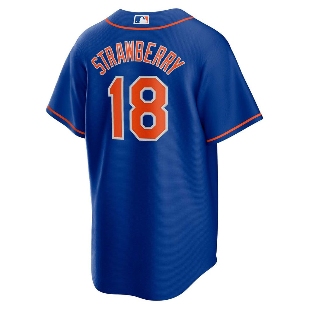 New York Mets Darryl Strawberry Nike Alternate Replica Player Jersey - Royal