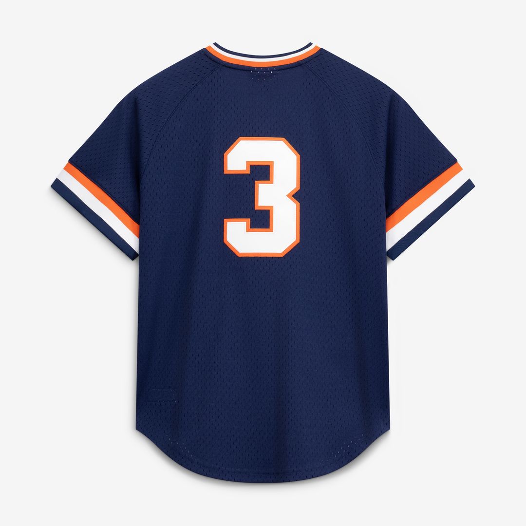 Detroit Tigers Alan Trammell Mitchell & Ness Authentic Batting Practice Jersey - Navy
