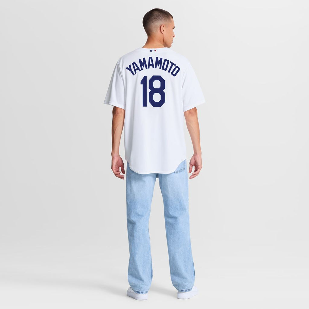 Los Angeles Dodgers Yoshinobu Yamamoto Nike Home Replica Jersey - White