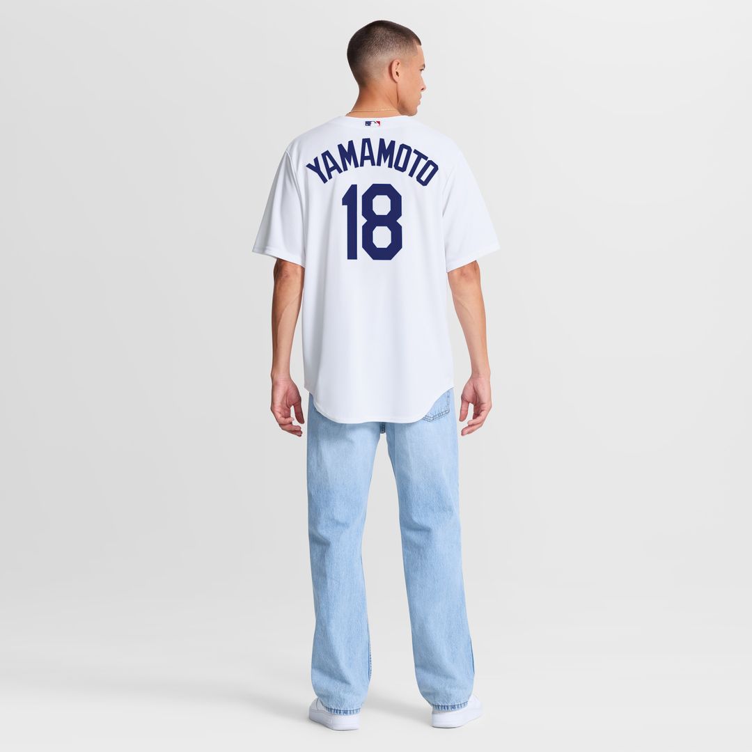 Los Angeles Dodgers Yoshinobu Yamamoto Nike Home Replica Jersey - White