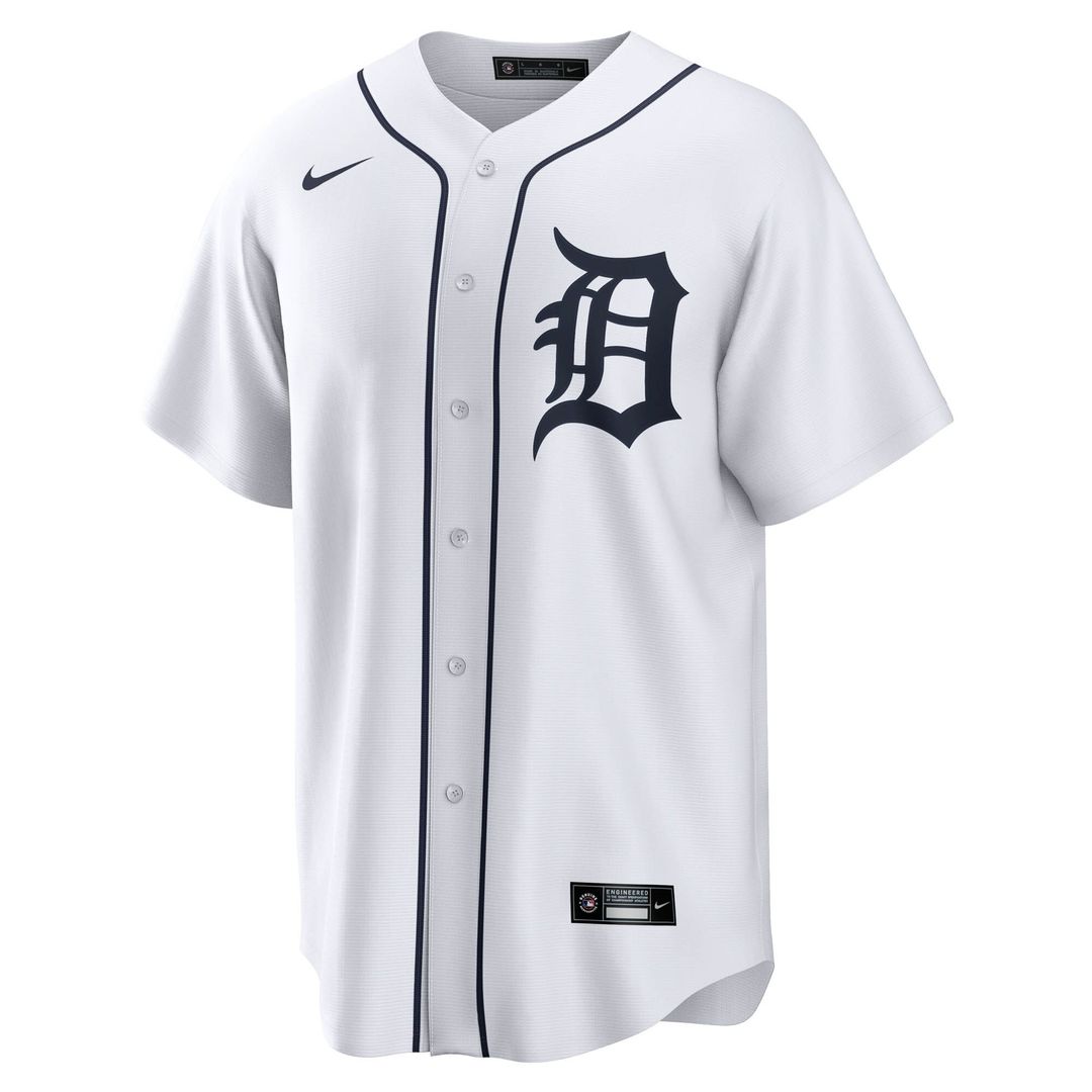 Detroit Tigers Jackson Jobe Nike Home Replica Jersey - White