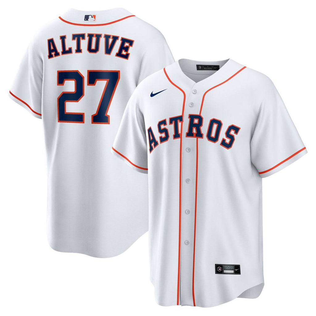 Houston Astros Jose Altuve Nike Home Replica Player Name Jersey - White
