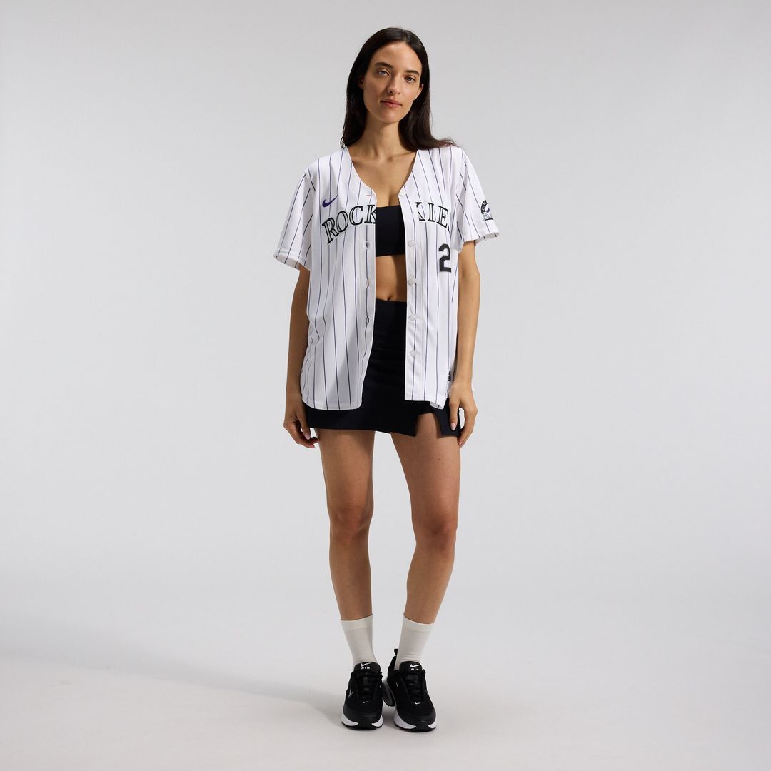 Colorado Rockies Kris Bryant Nike Women's Home Limited Player Jersey - White