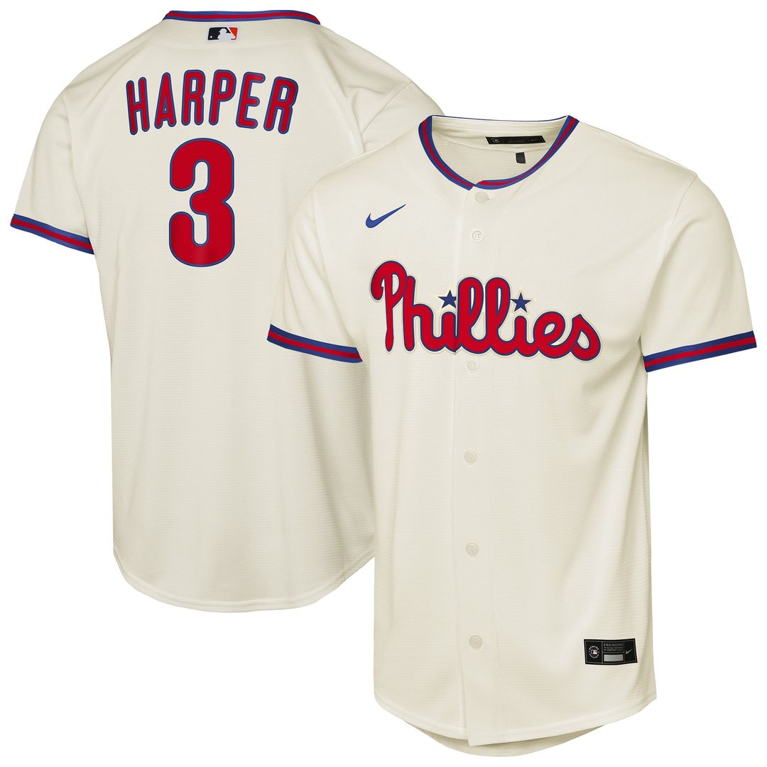 Philadelphia Phillies Bryce Harper Nike Youth Alternate Replica Jersey - Light Blue