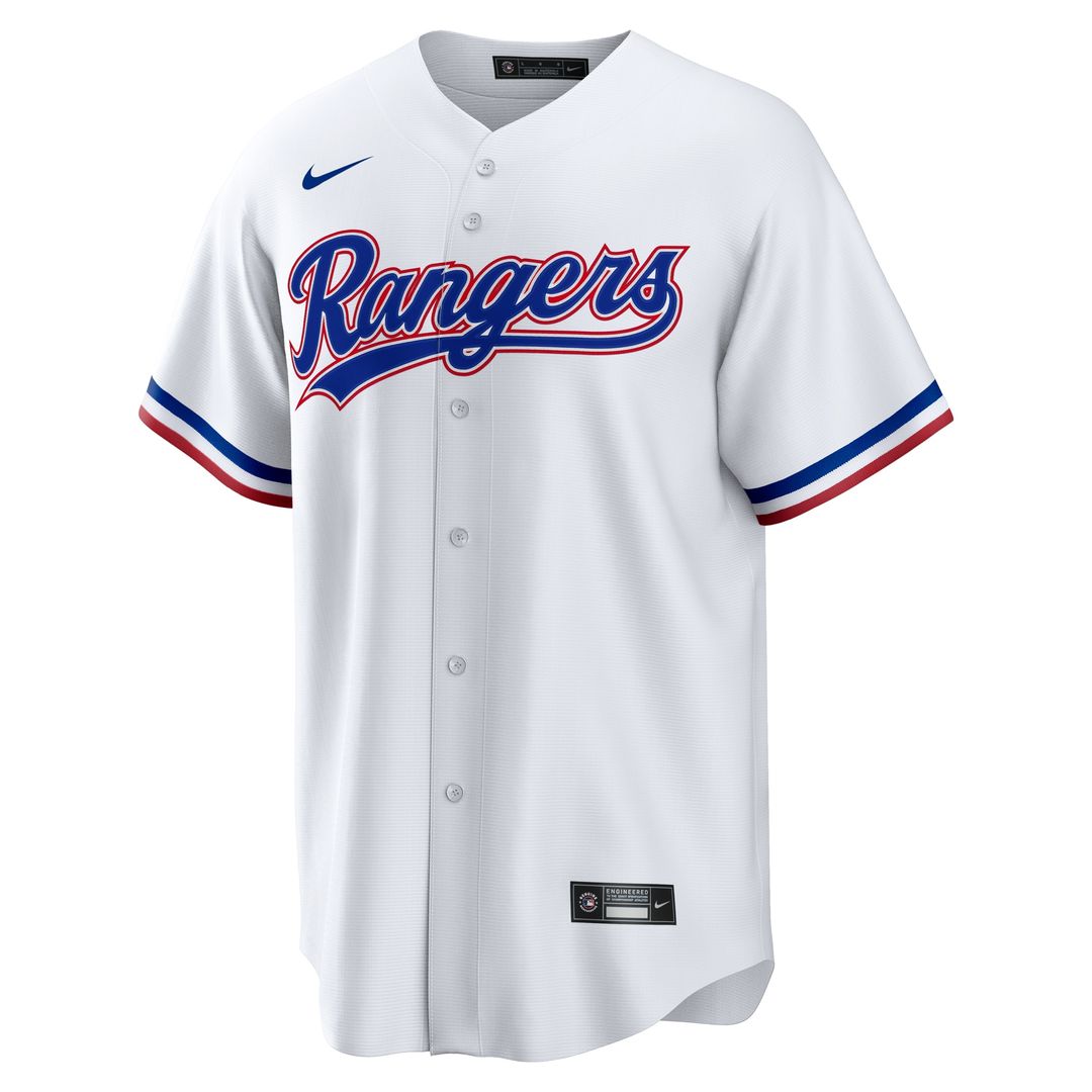 Texas Rangers Evan Carter Nike Home Replica Jersey - White