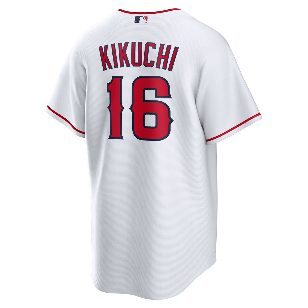 Los Angeles Angels Yusei Kikuchi Nike Home Replica Jersey - White
