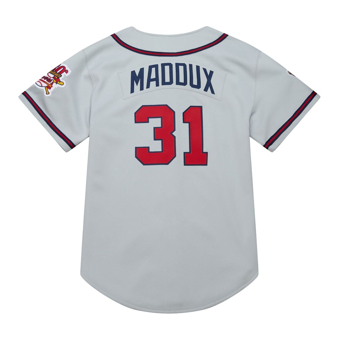 Atlanta Braves Greg Maddux Mitchell & Ness 1995 Throwback Authentic Jersey - Gray