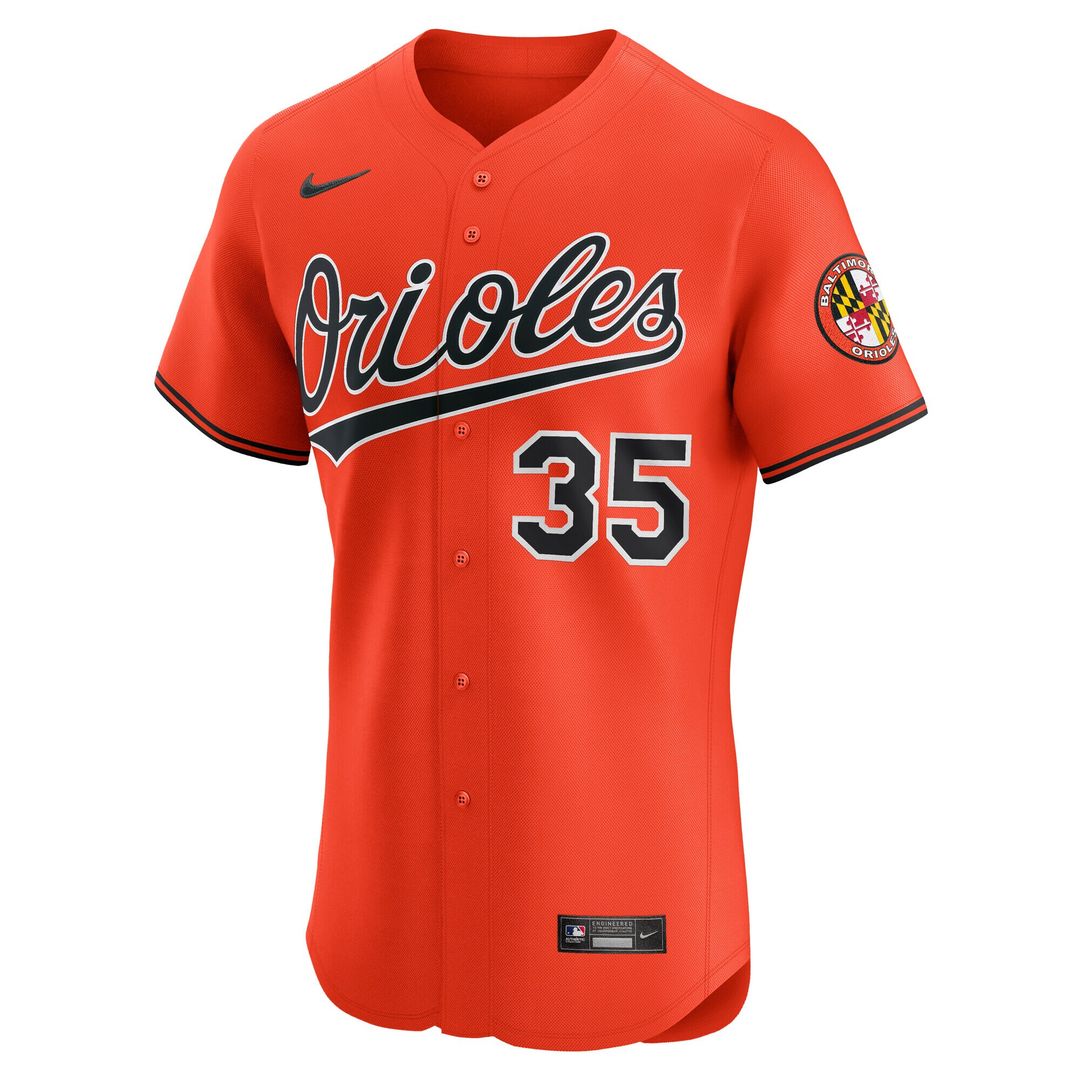 Baltimore Orioles Adley Rutschman Nike Alternate 2 Elite Jersey - Orange