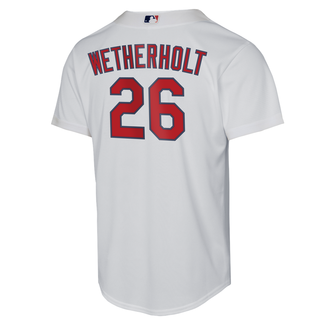 St. Louis Cardinals JJ Wetherholt Nike Youth Home Replica Jersey - White