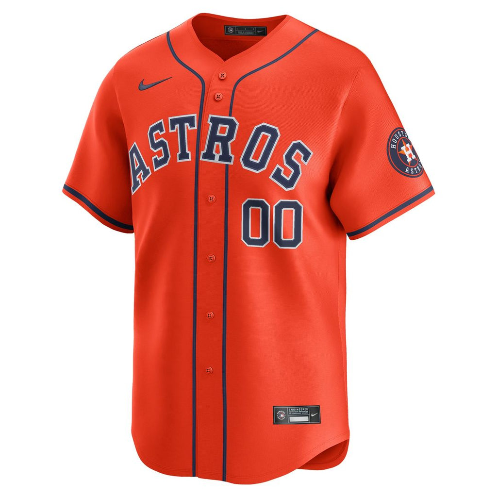 Houston Astros Nike Home Limited Custom Jersey - White