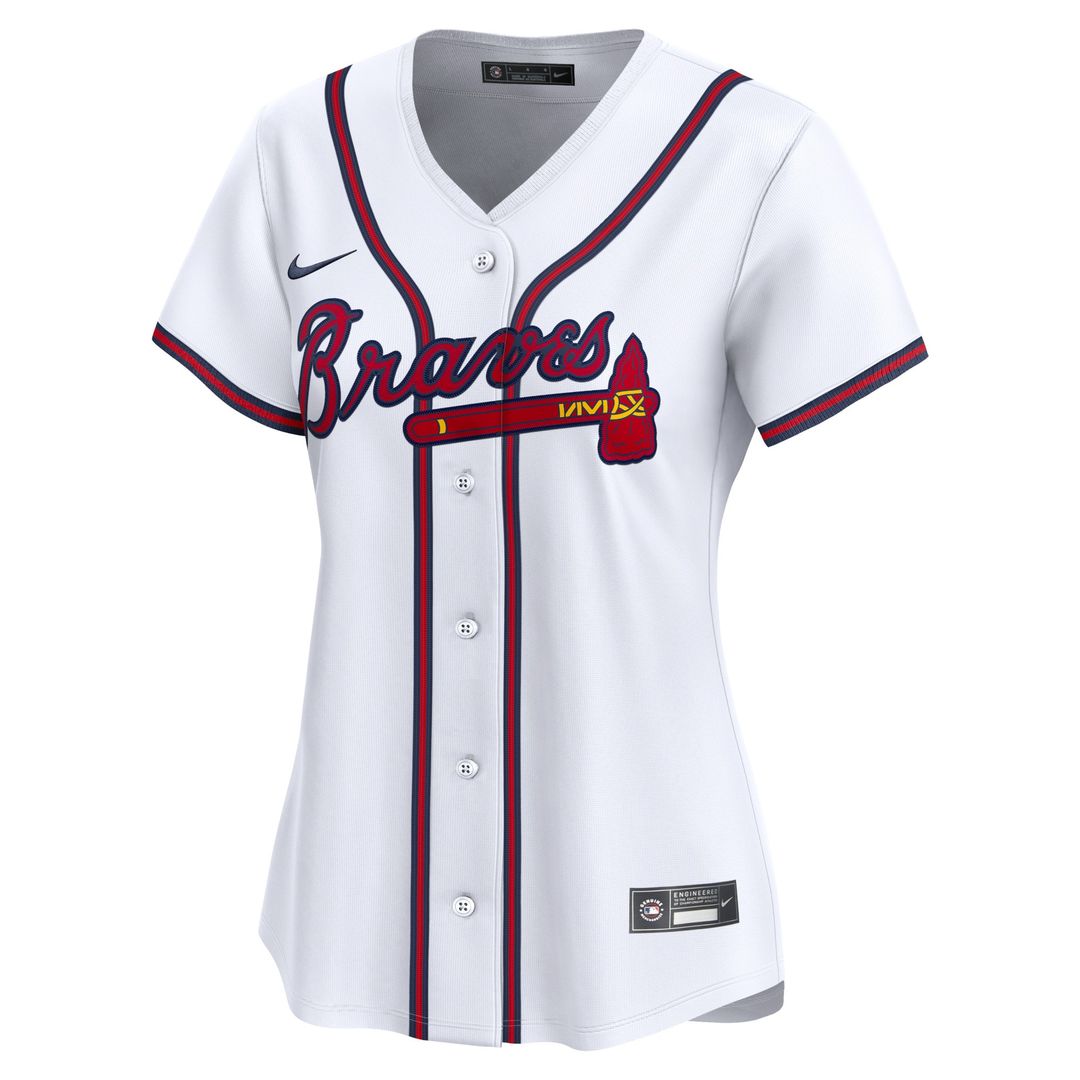 Atlanta Braves Ozzie Albies Nike Women's Home Limited Player Jersey - White