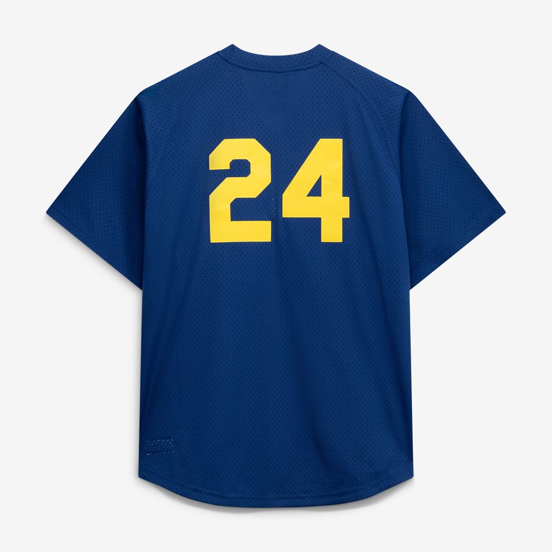 Seattle Mariners Mitchell & Ness Big & Tall Cooperstown Mesh Batting Practice Jersey - Navy