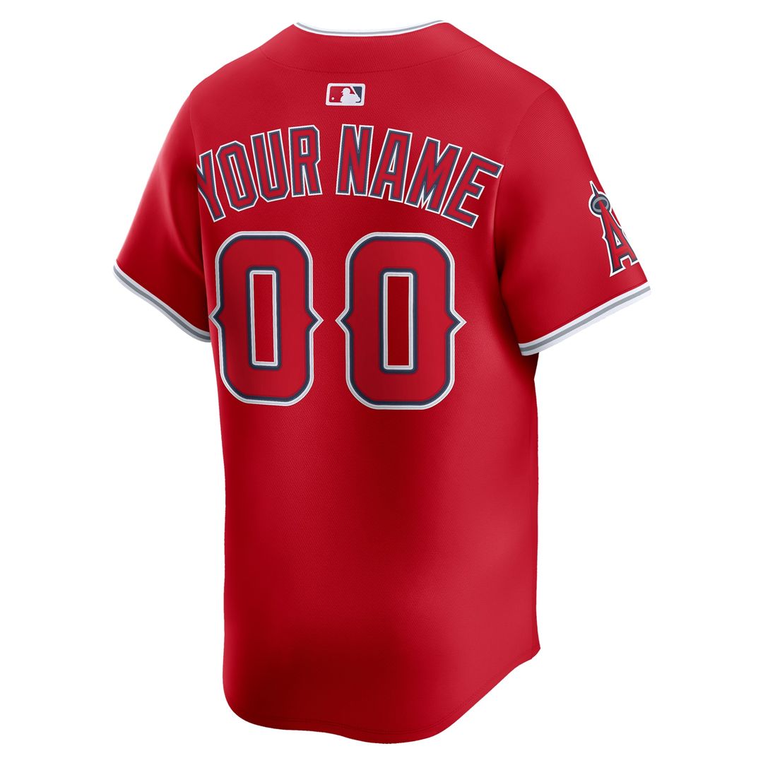 Los Angeles Angels Nike Home Limited Custom Jersey - White