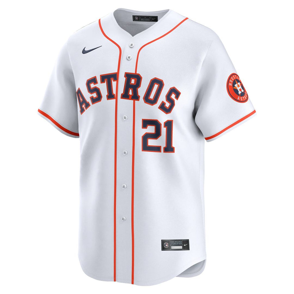 Houston Astros Yainer Diaz Nike Home Limited Player Jersey - White