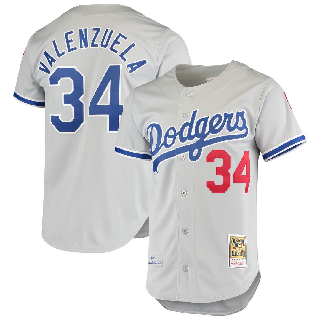 Los Angeles Dodgers Fernando Valenzuela Mitchell & Ness Authentic Jersey - White
