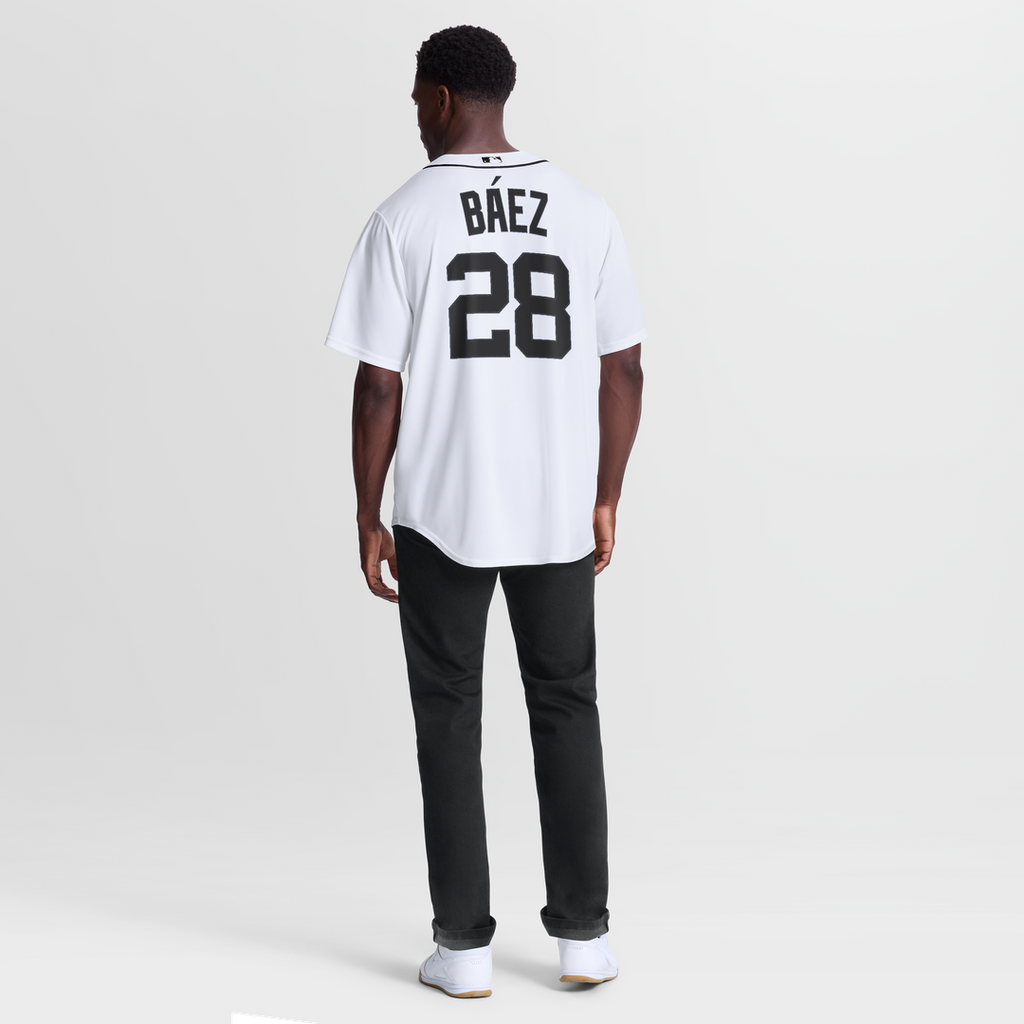 Detroit Tigers Javier Báez Nike Home Replica Jersey - White